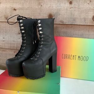 Dolls Kill/Current Mood Platform Boots